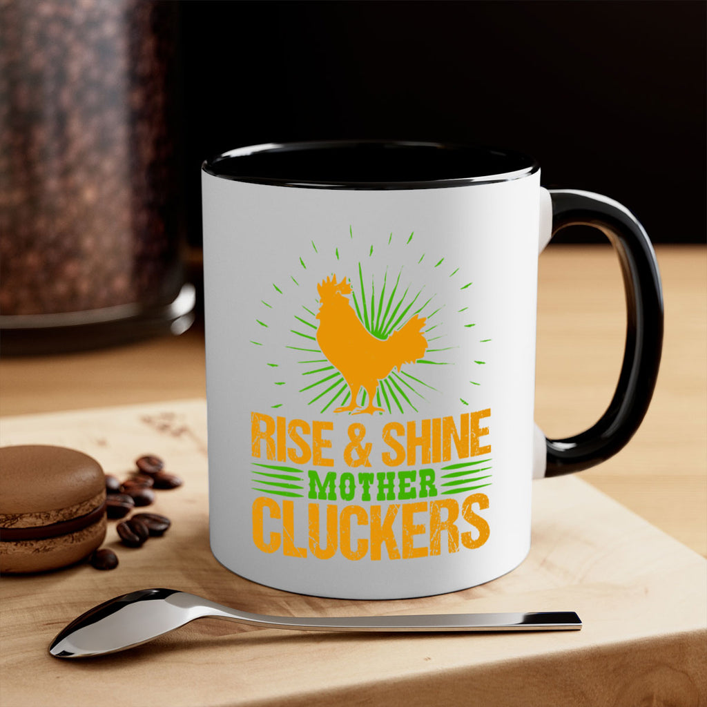 rise and shine mother cluckers 38#- Farm and garden-Mug / Coffee Cup