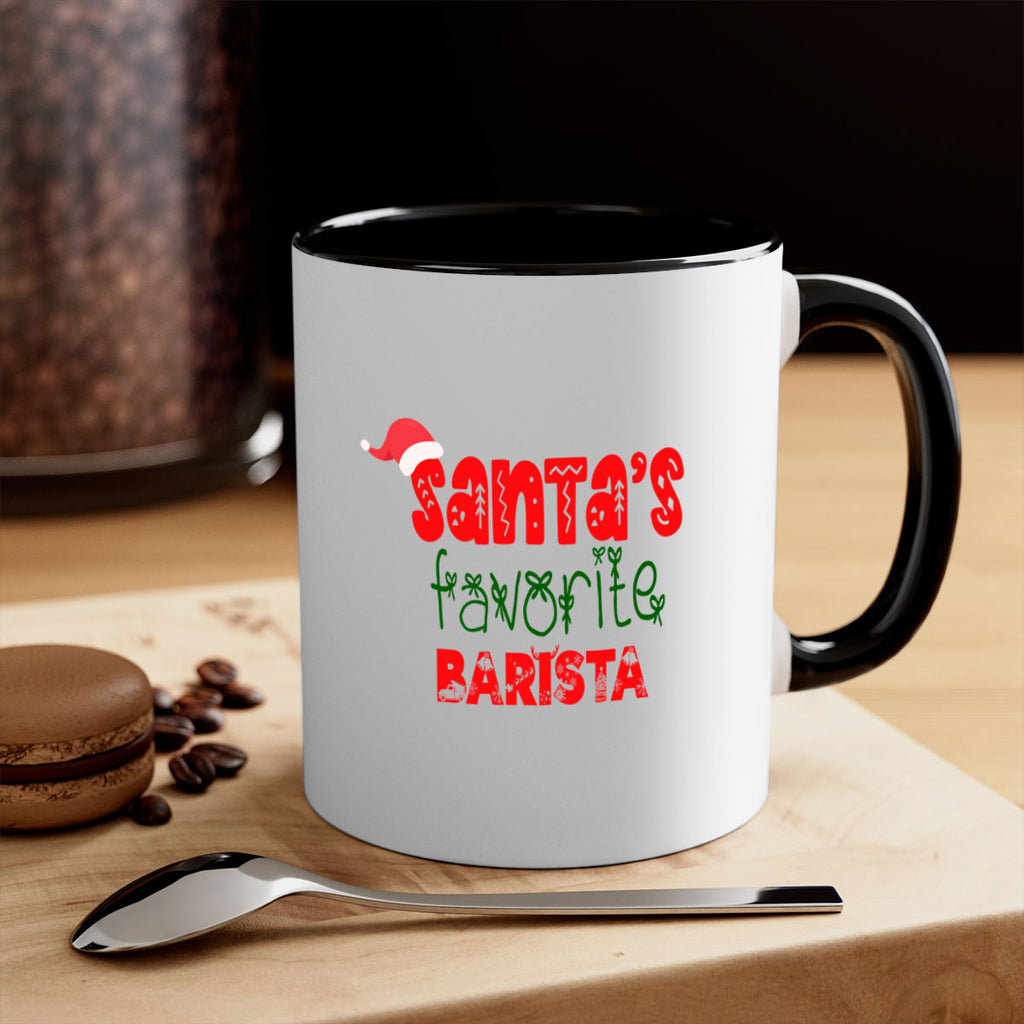 santas favorite barista style 676#- christmas-Mug / Coffee Cup
