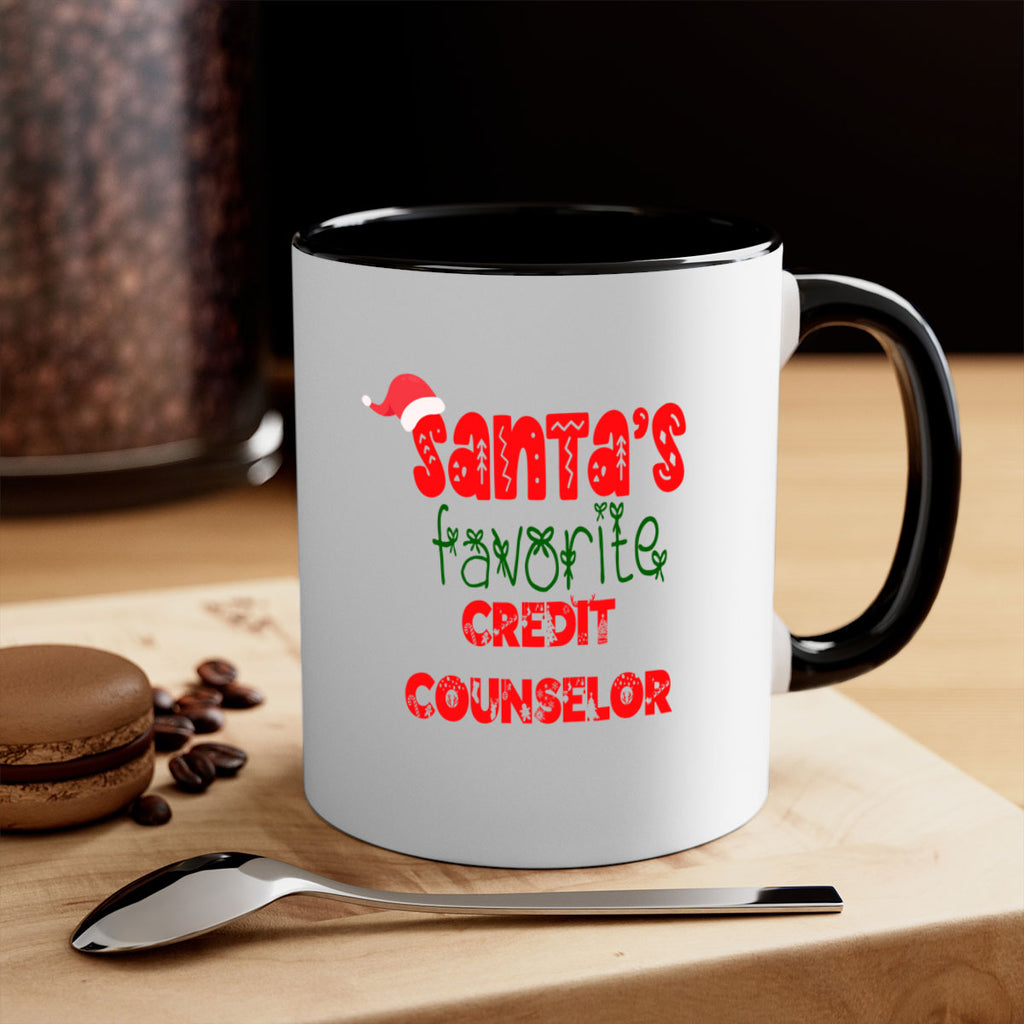 santas favorite credit counselor style 754#- christmas-Mug / Coffee Cup