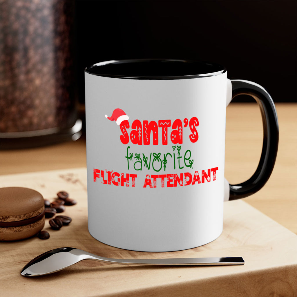 santas favorite flight attendant style 828#- christmas-Mug / Coffee Cup