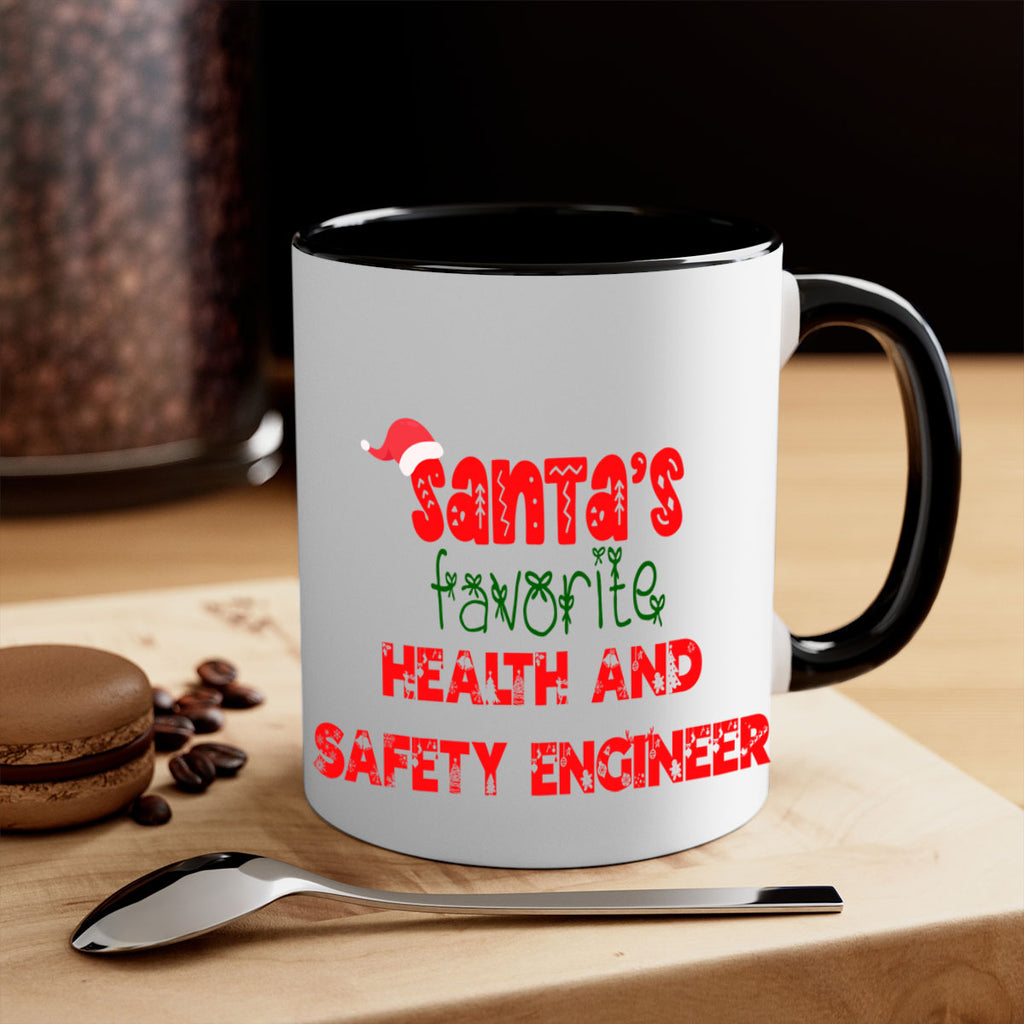 santas favorite health and safety engineer style 865#- christmas-Mug / Coffee Cup