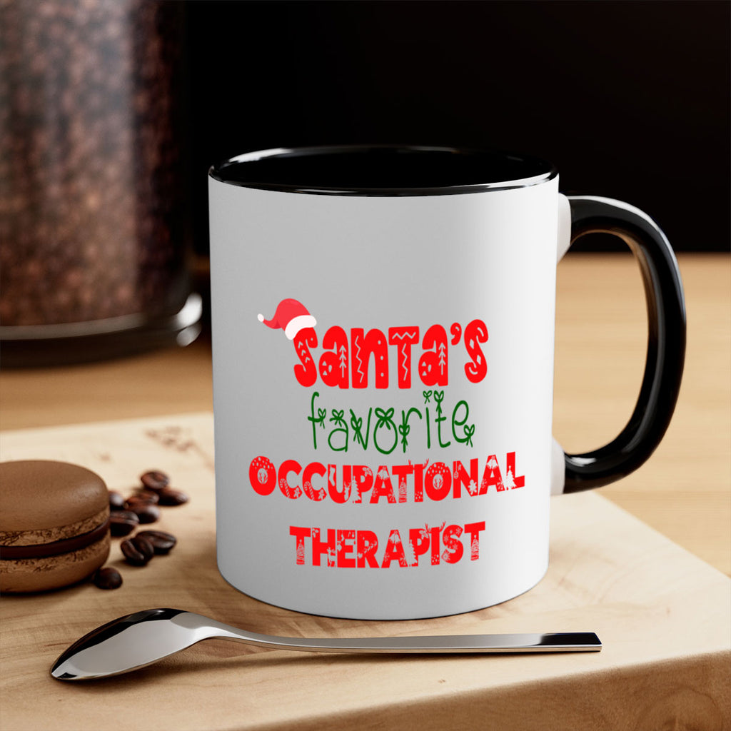 santas favorite occupational therapist style 983#- christmas-Mug / Coffee Cup