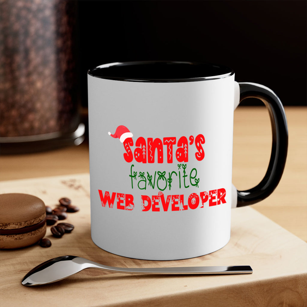 santas favorite web developer style 1154#- christmas-Mug / Coffee Cup