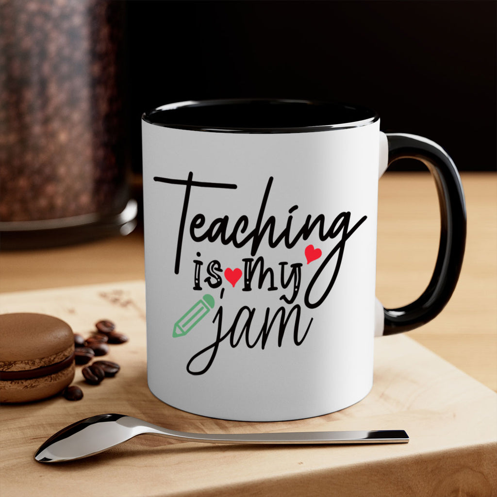 teaching is my jam Style 126#- teacher-Mug / Coffee Cup