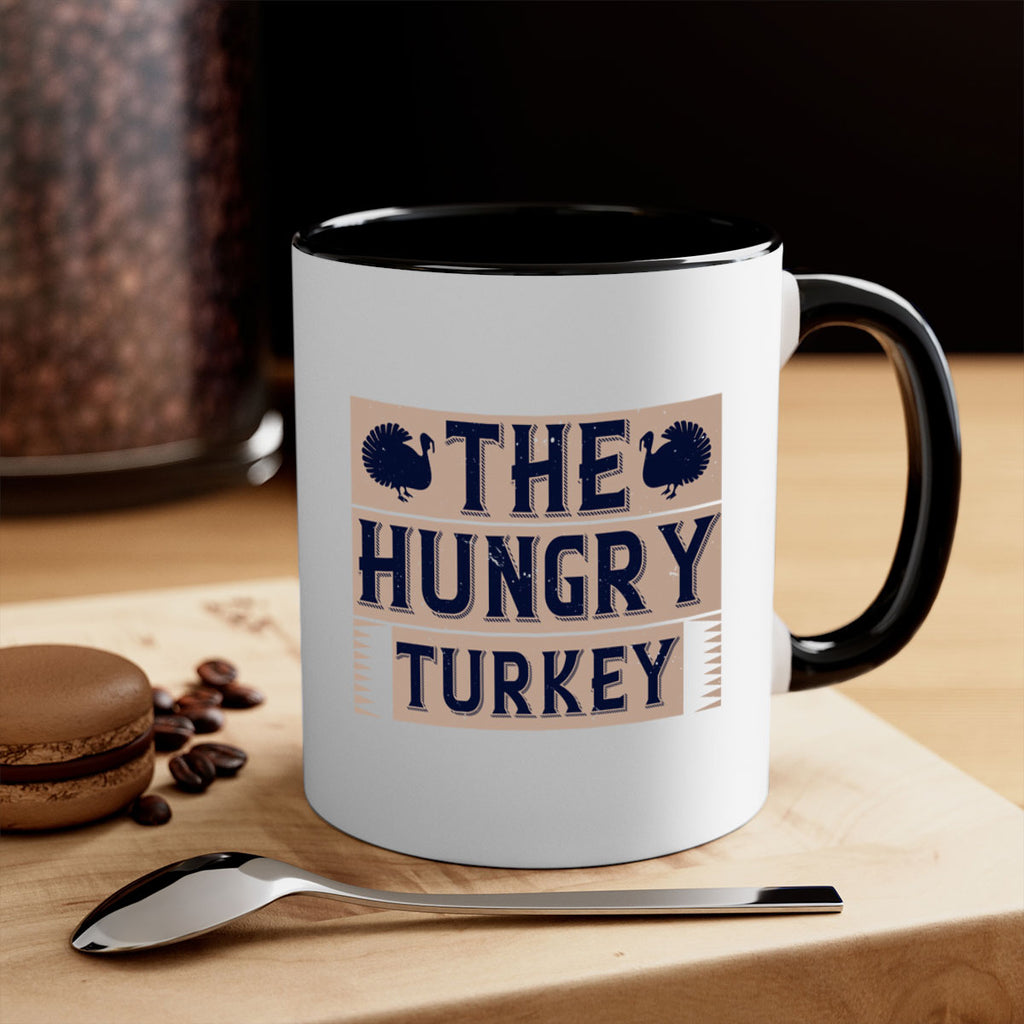 the hungry turkey 3#- thanksgiving-Mug / Coffee Cup