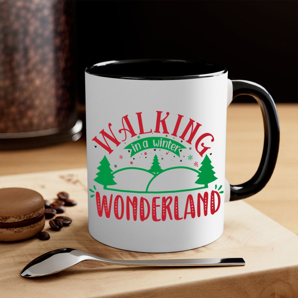 walking in a winter wonderland style 1225#- christmas-Mug / Coffee Cup