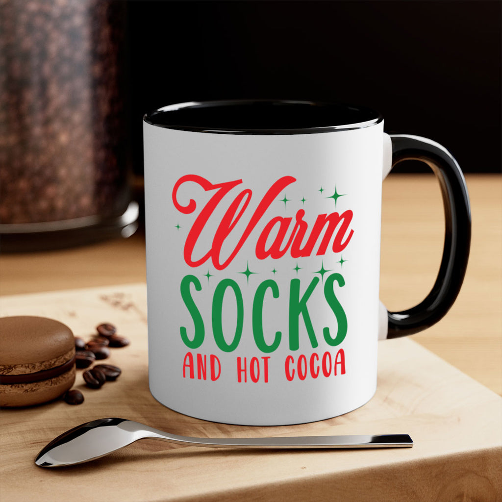 warm socks and hot cocoa style 1226#- christmas-Mug / Coffee Cup