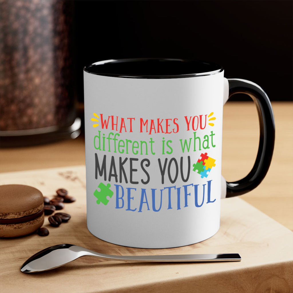 what makes you different is what makes you beautiful Style 3#- autism-Mug / Coffee Cup