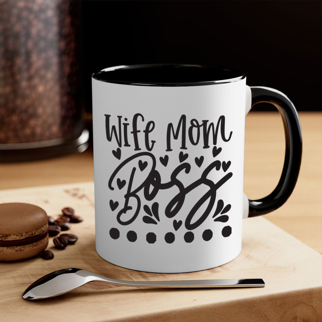 wife mom boss 358#- mom-Mug / Coffee Cup