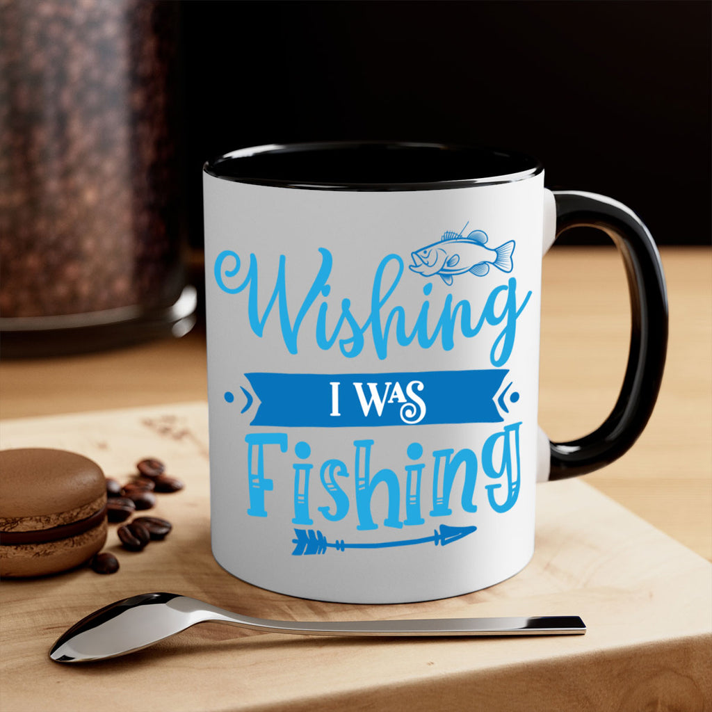 wishing i was fishing 189#- fishing-Mug / Coffee Cup