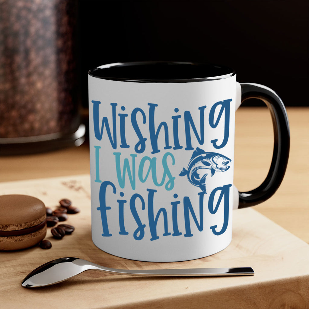 wishing i was fishing 191#- fishing-Mug / Coffee Cup