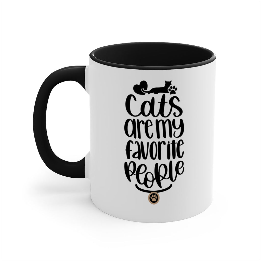 Cats Are My Favorite People Style 89#- cat-Mug / Coffee Cup