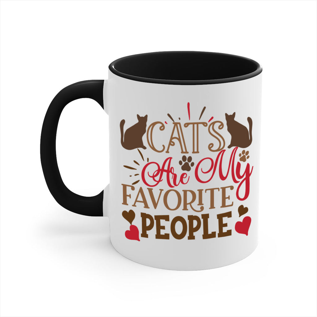 Cats Are My Favorite People Style 8#- cat-Mug / Coffee Cup