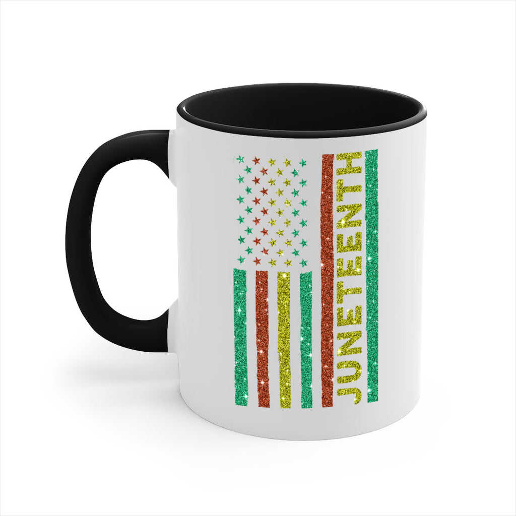 Juneteenth Freedom Day Afro Usa Flag Png 23#- juneteenth-Mug / Coffee Cup