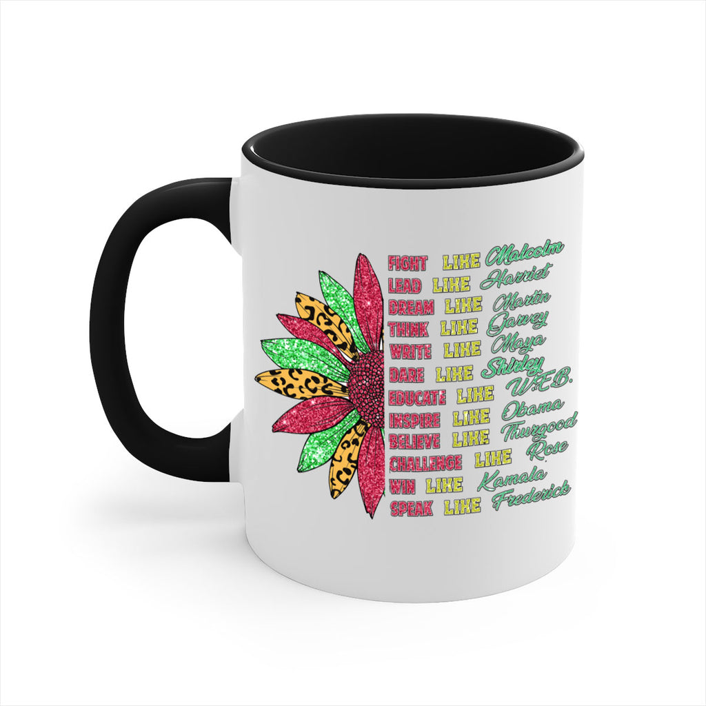 Juneteenth Sunflower Design 17#- juneteenth-Mug / Coffee Cup