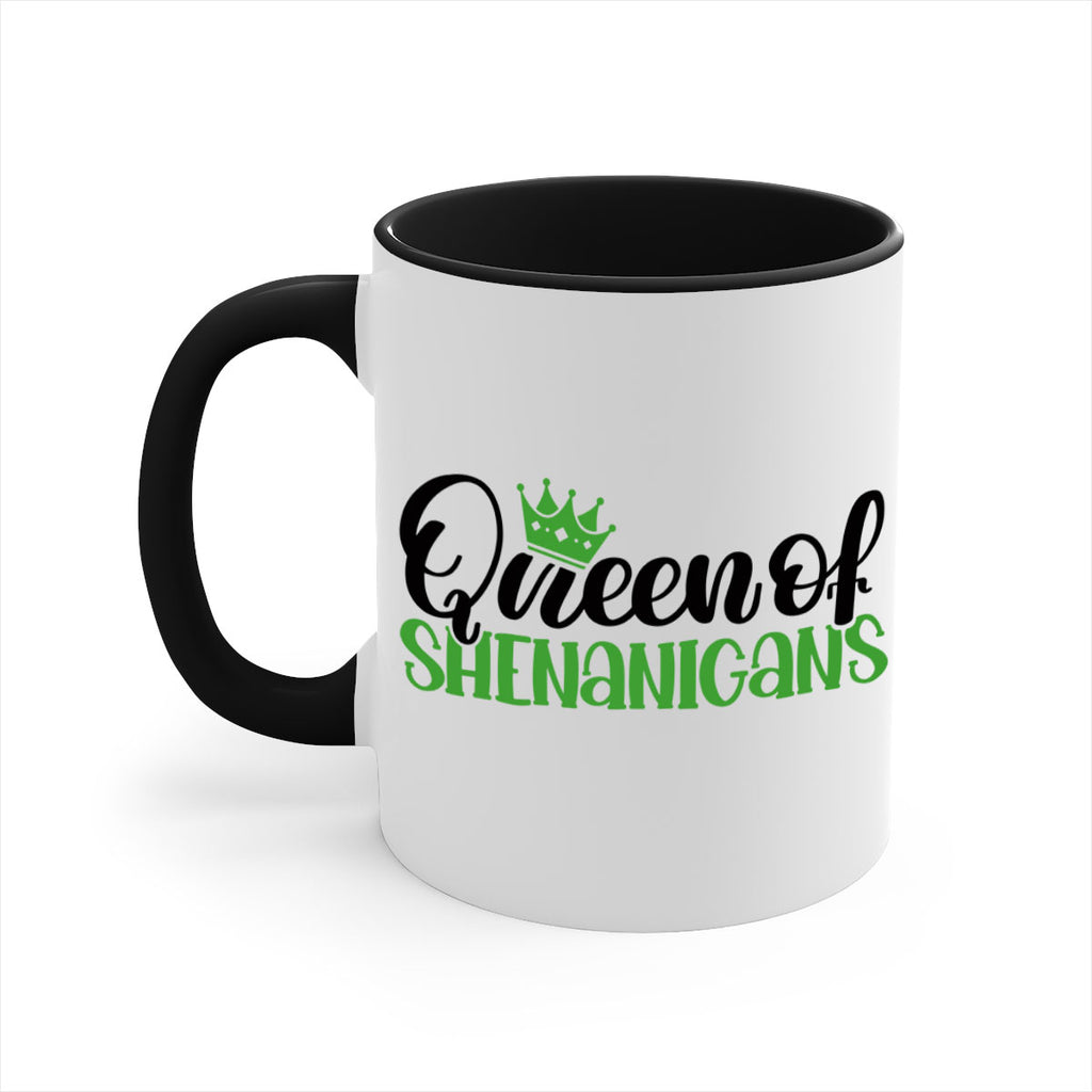 Queen Of Shenanigans Style 36#- St Patricks Day-Mug / Coffee Cup