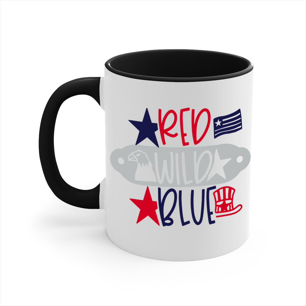 Red Wild Blue Style 171#- 4th Of July-Mug / Coffee Cup