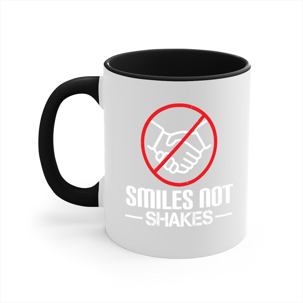SMILES NOT SHAKES Style 23#- corona virus-Mug / Coffee Cup