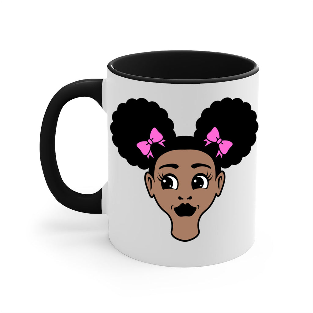afro puffs girl 74#- Black women - Girls-Mug / Coffee Cup