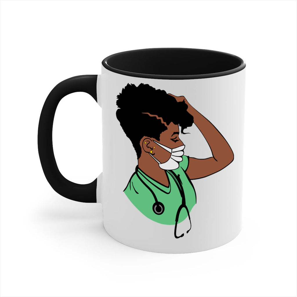 black nurse 2#- Black women - Girls-Mug / Coffee Cup
