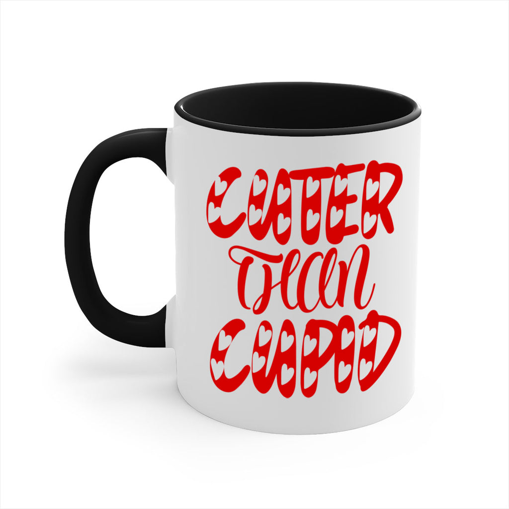 cuter than cupid 79#- valentines day-Mug / Coffee Cup