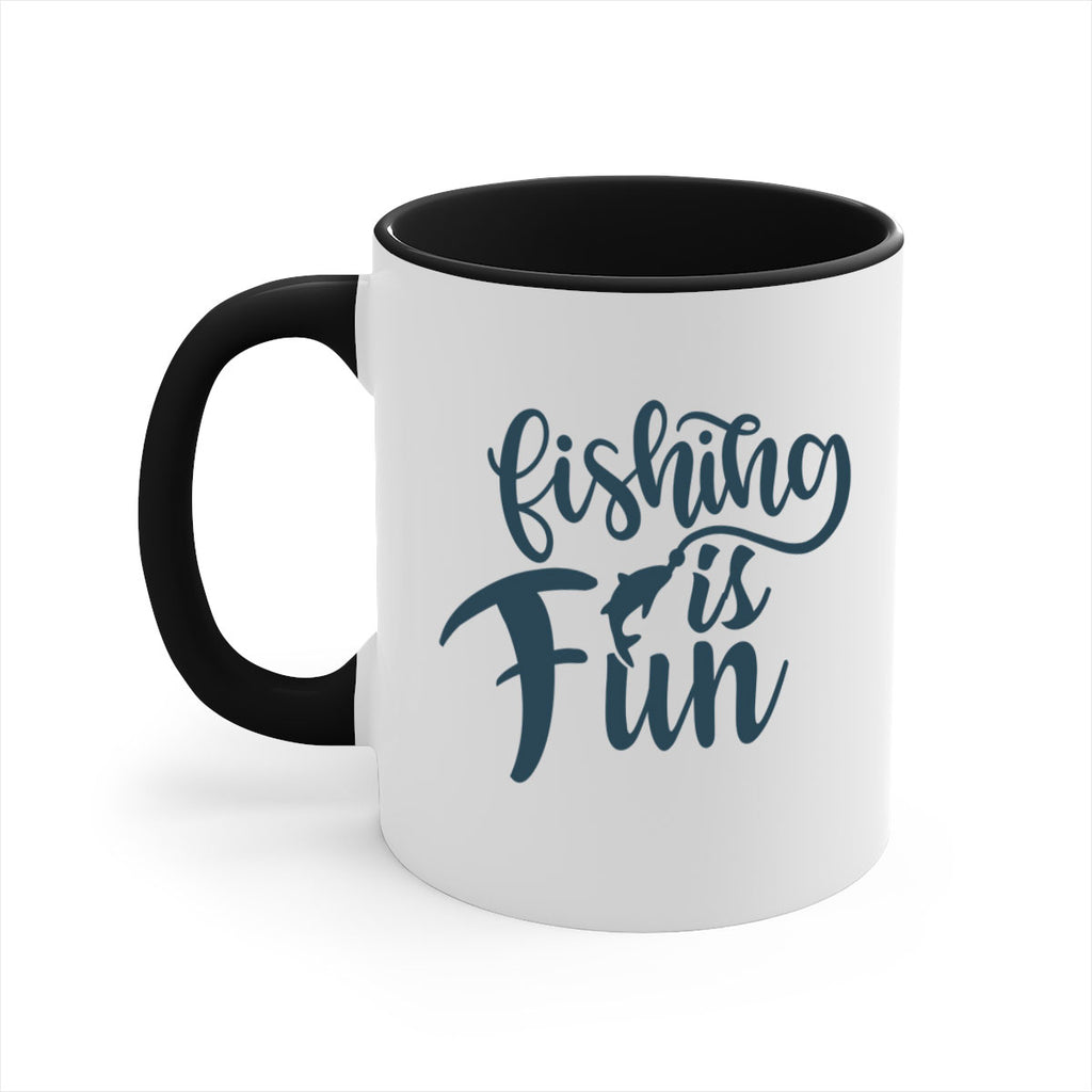 fishing is fun 147#- fishing-Mug / Coffee Cup