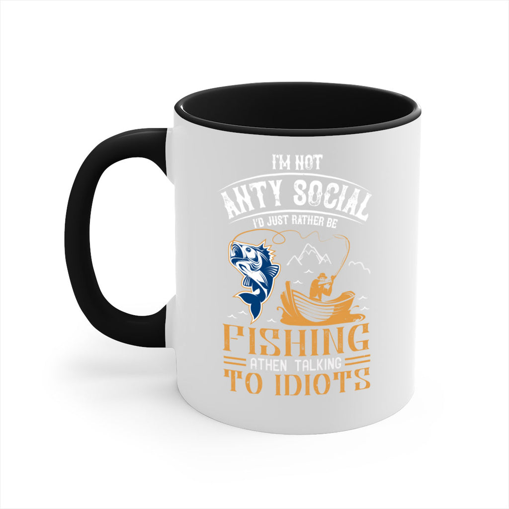 im not anty social 85#- fishing-Mug / Coffee Cup