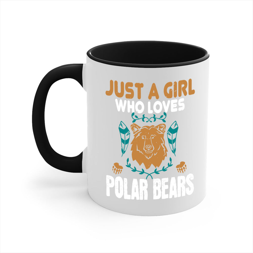 just a girl who loves polar bear 22#- bear-Mug / Coffee Cup