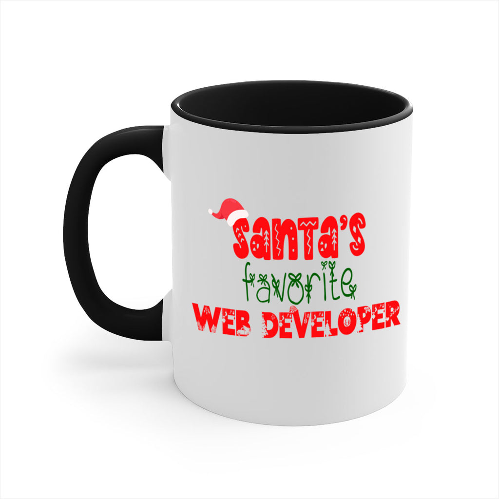 santas favorite web developer style 1154#- christmas-Mug / Coffee Cup