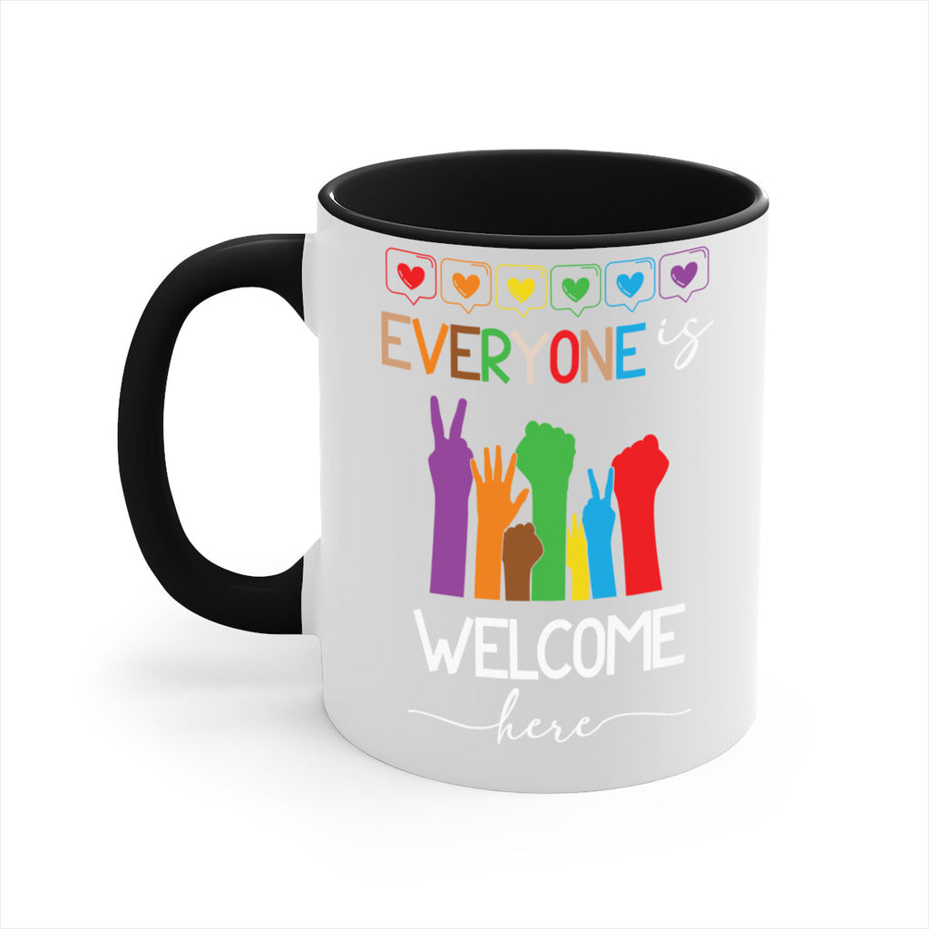 unity day everyone is welcome lgbt 7#- lgbt-Mug / Coffee Cup