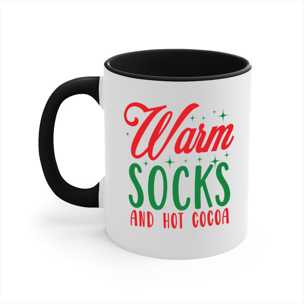 warm socks and hot cocoa style 1226#- christmas-Mug / Coffee Cup