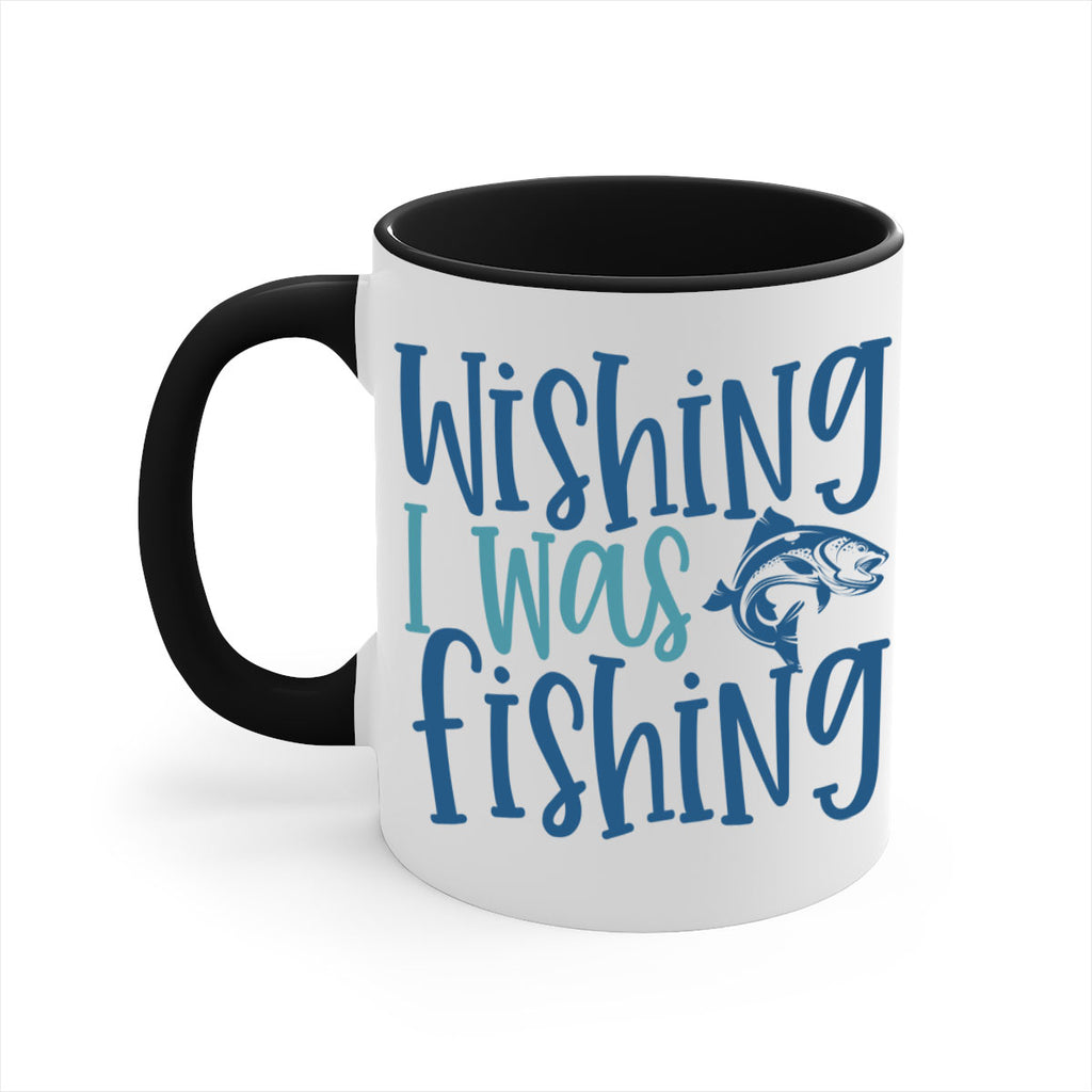 wishing i was fishing 191#- fishing-Mug / Coffee Cup