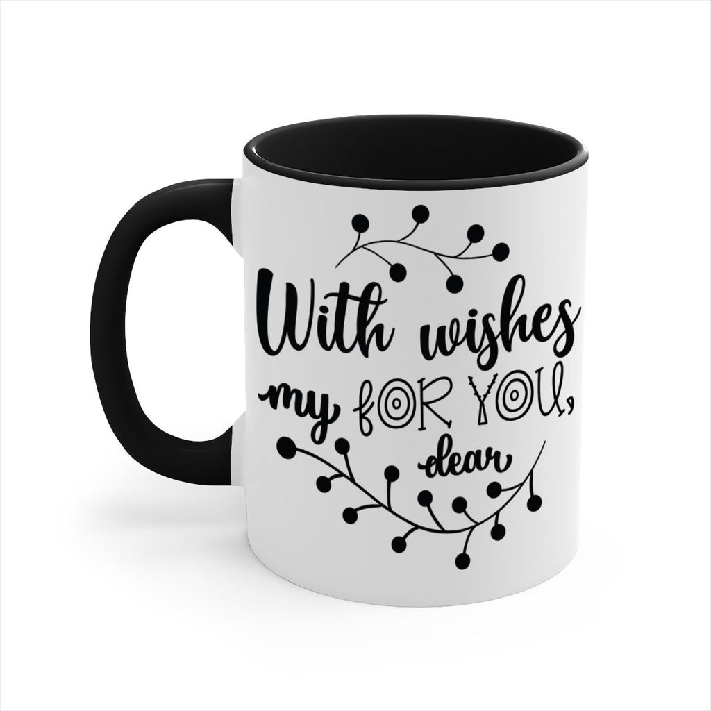 with wishes for you, my dear style 1245#- christmas-Mug / Coffee Cup