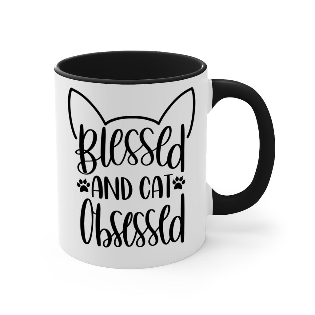 Blessed And Cat Obsessed Style 79#- cat-Mug / Coffee Cup