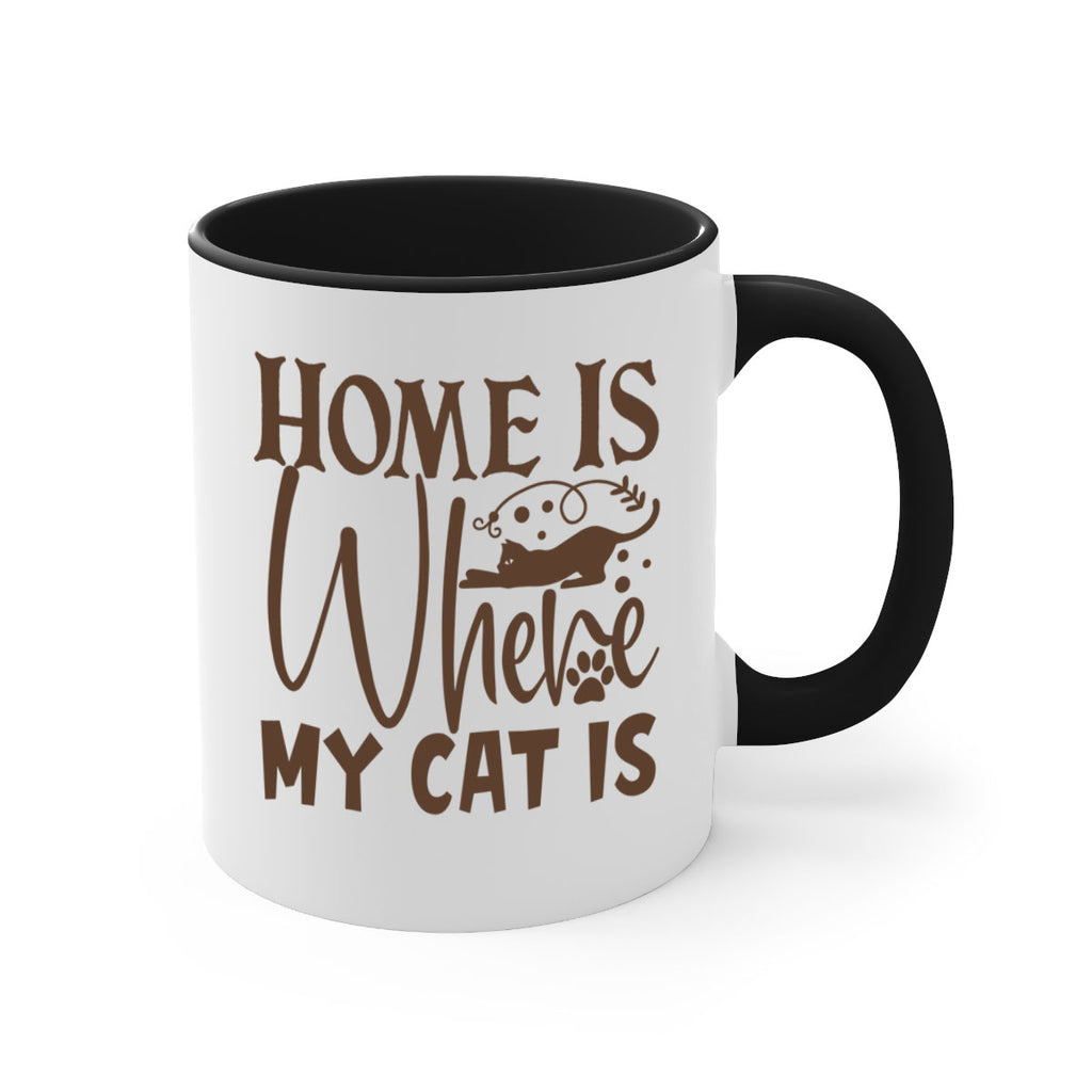Home Is Where My Cat Is Style 14#- cat-Mug / Coffee Cup