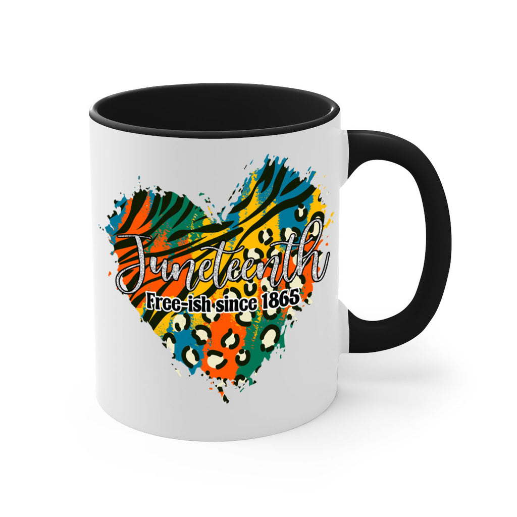 Juneteenth Freeish Since 1865 Heart Png 38#- juneteenth-Mug / Coffee Cup