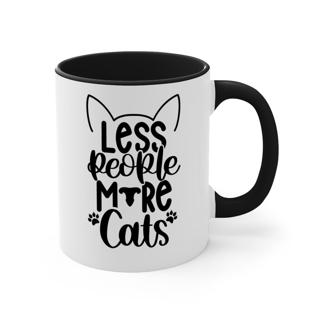 Less People More Cats Style 97#- cat-Mug / Coffee Cup