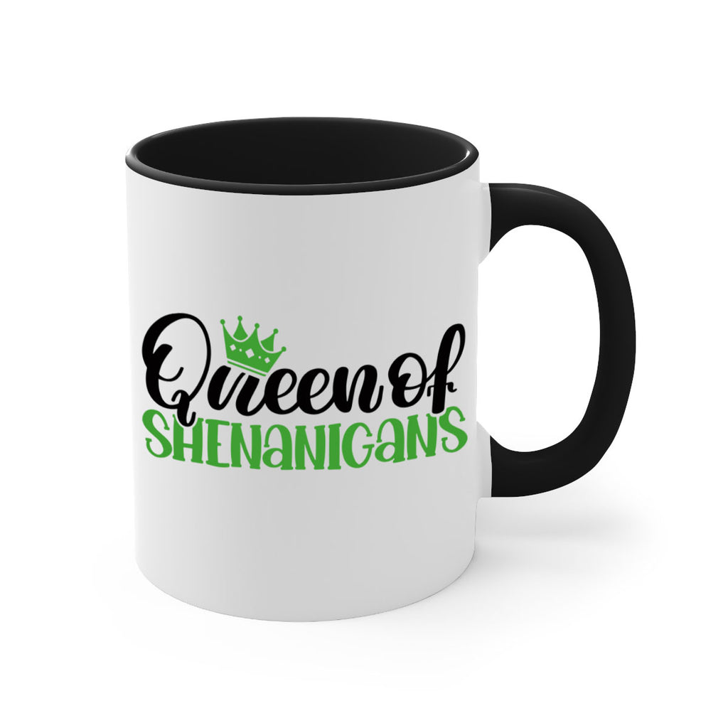 Queen Of Shenanigans Style 36#- St Patricks Day-Mug / Coffee Cup