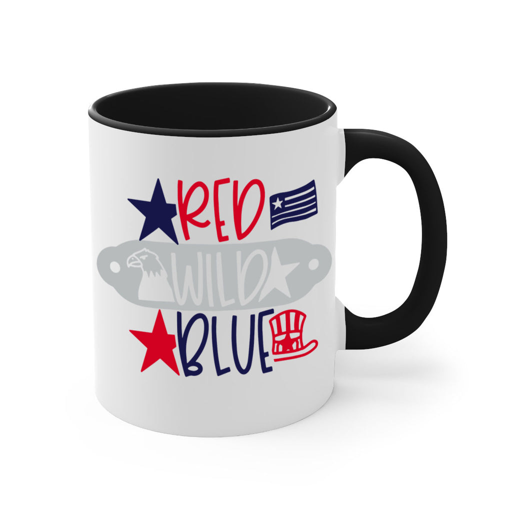 Red Wild Blue Style 171#- 4th Of July-Mug / Coffee Cup