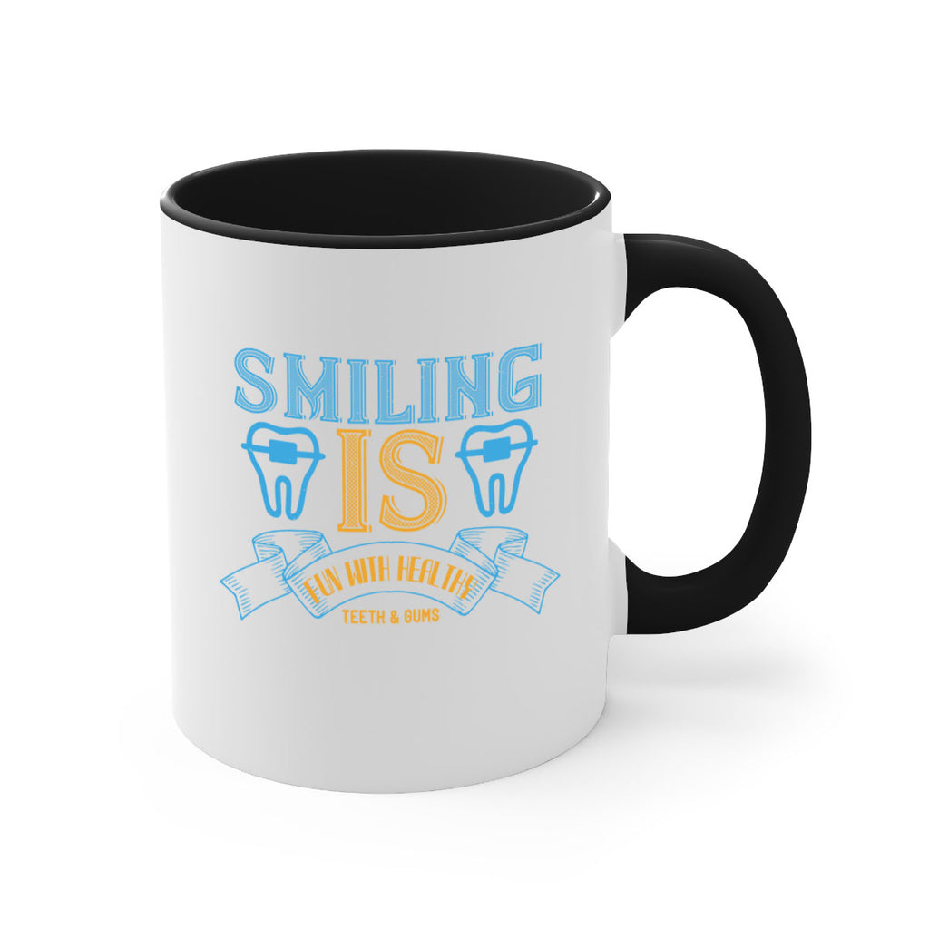 Smiling is Fun With Healthy Teeth Gums Style 20#- dentist-Mug / Coffee Cup