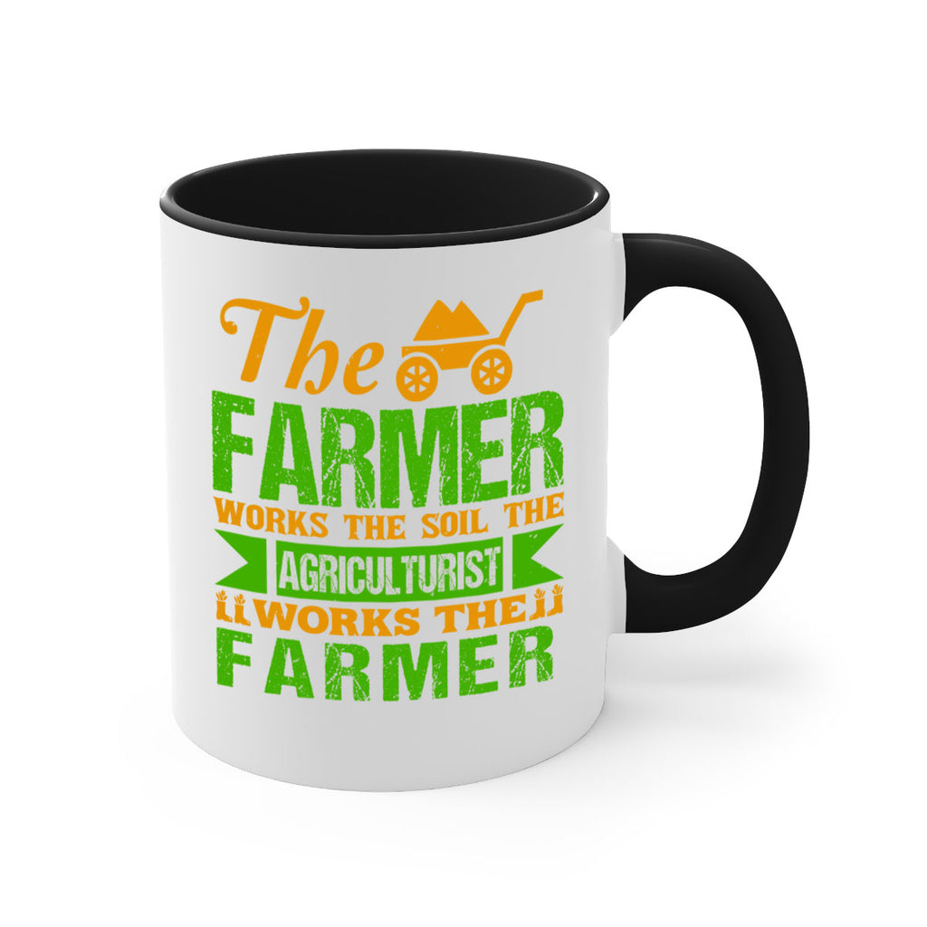 The farmers work the soil 33#- Farm and garden-Mug / Coffee Cup