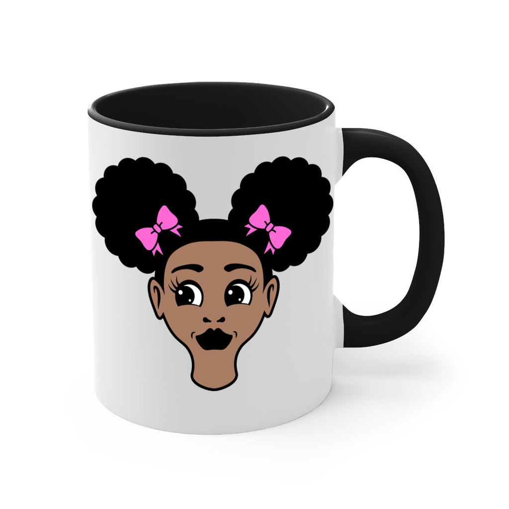 afro puffs girl 74#- Black women - Girls-Mug / Coffee Cup