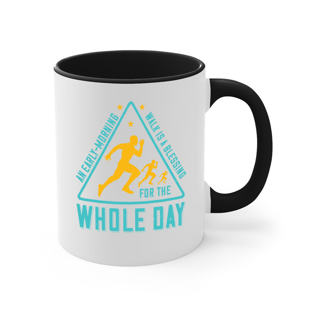 an earlymorning walk is a blessing for the whole day 48#- running-Mug / Coffee Cup