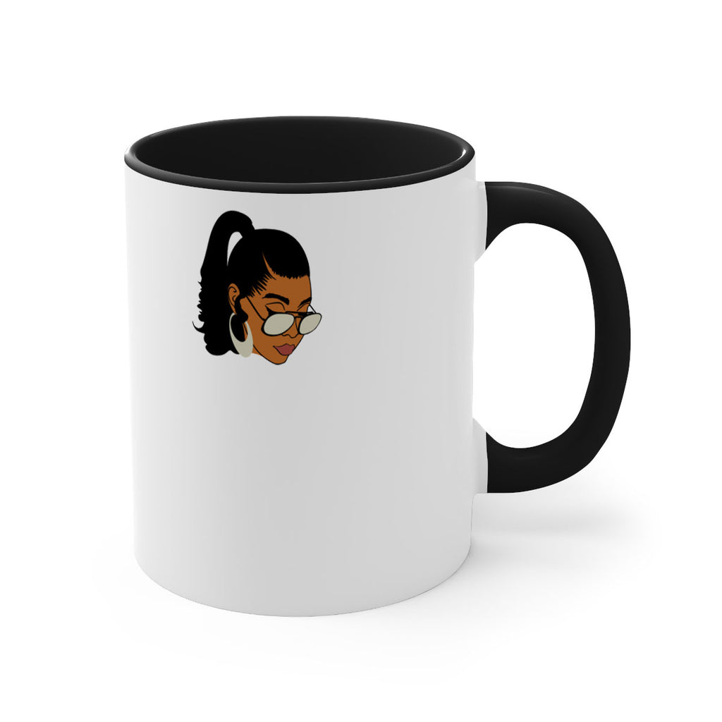 black afro 42#- Black women - Girls-Mug / Coffee Cup