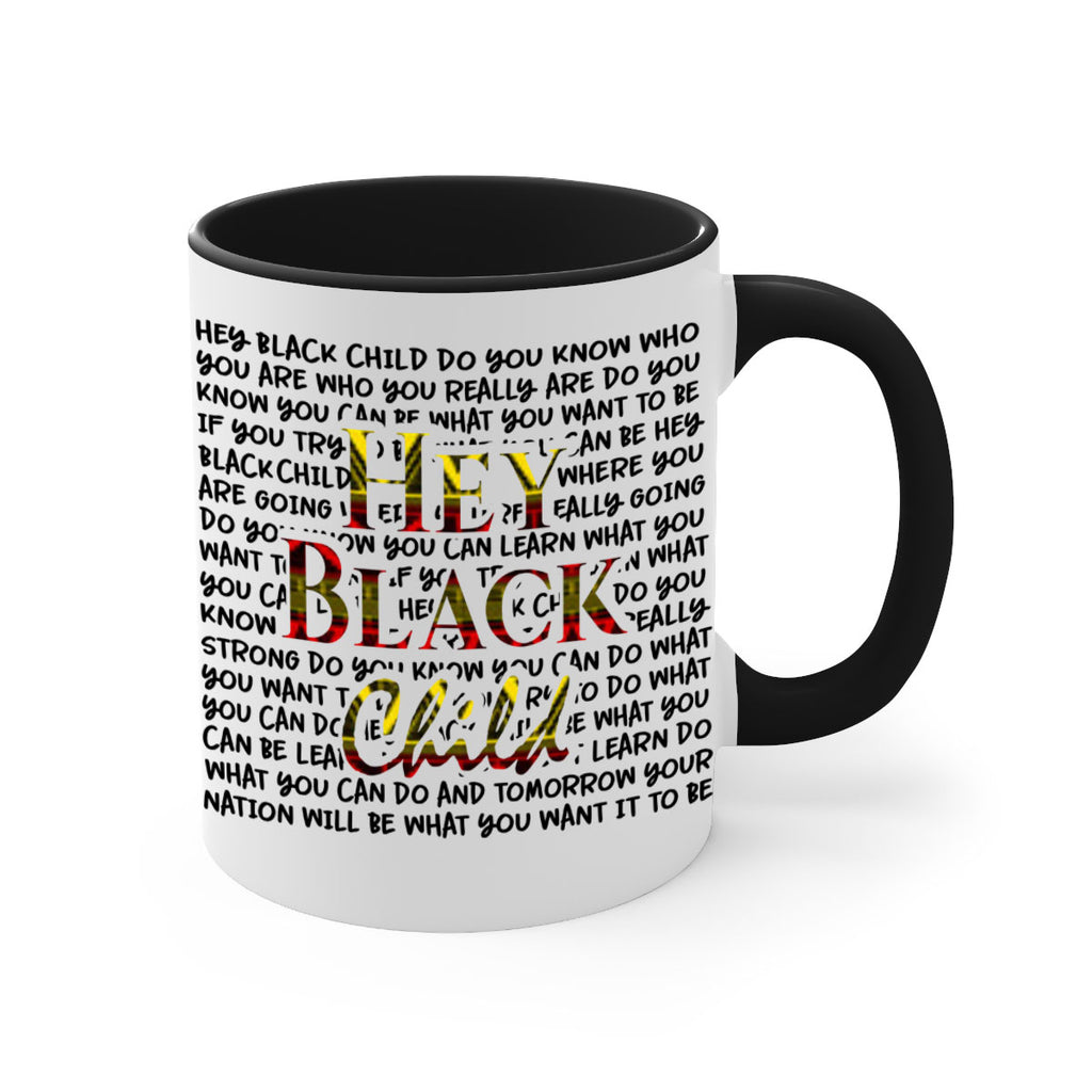 hey black child 128#- black words - phrases-Mug / Coffee Cup