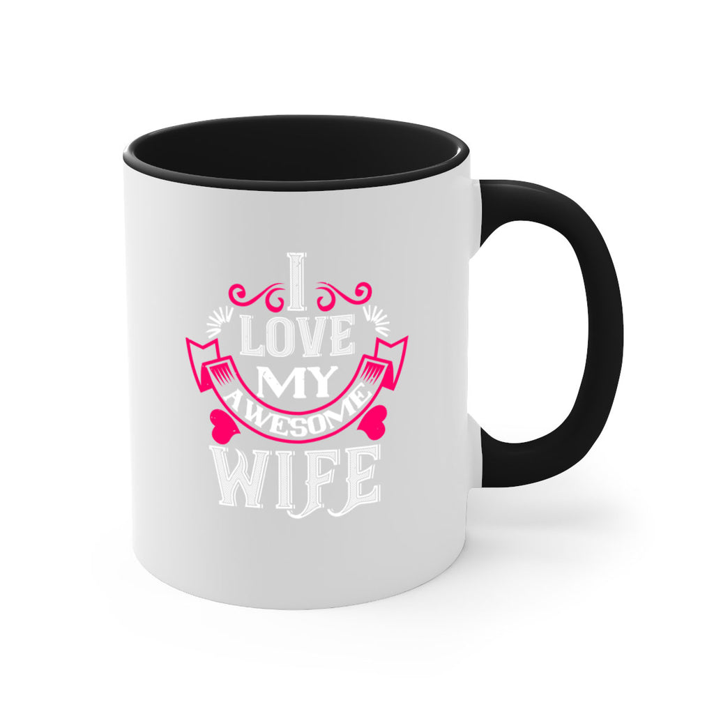i love my awesome wife 55#- valentines day-Mug / Coffee Cup