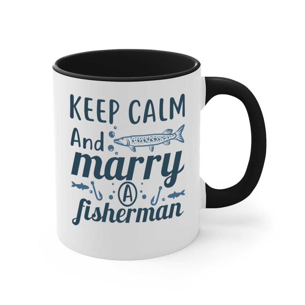 keep calm and merry 66#- fishing-Mug / Coffee Cup