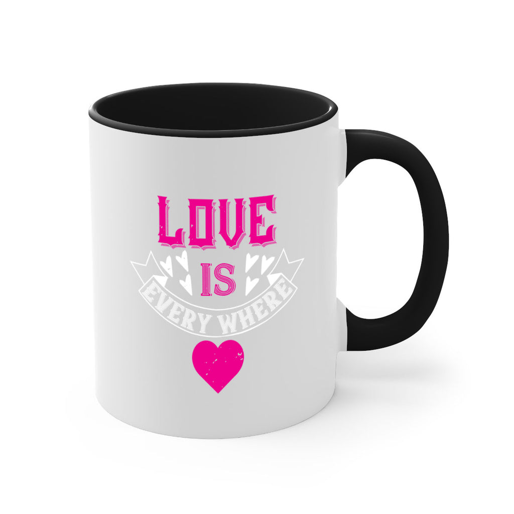 love is every where 44#- valentines day-Mug / Coffee Cup