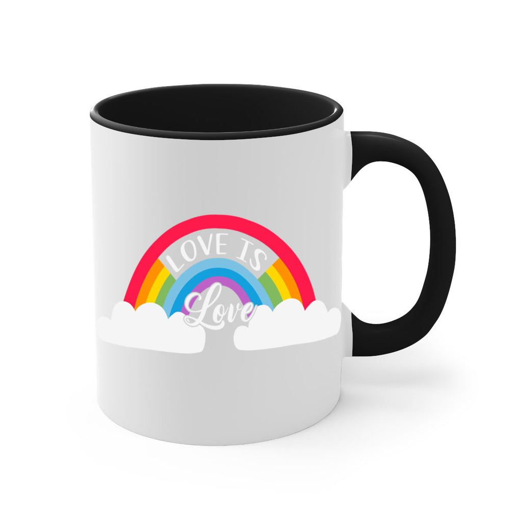 rainbow lgbt love is love 28#- lgbt-Mug / Coffee Cup