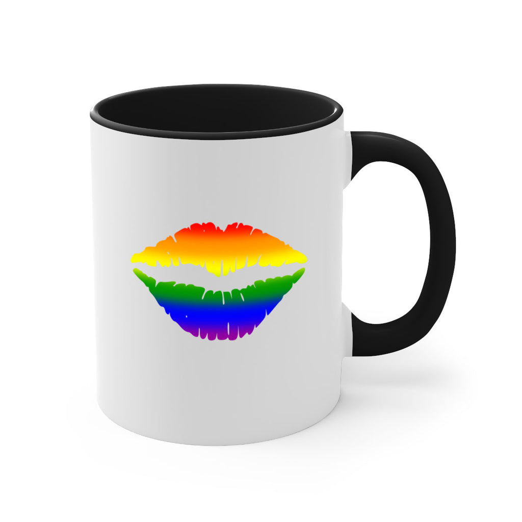 rainbow lips 6#- lgbt-Mug / Coffee Cup